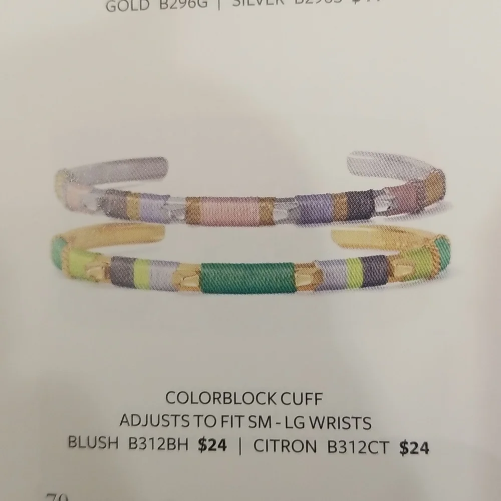 Colorblock cuff - citron - Picture 3 of 4
